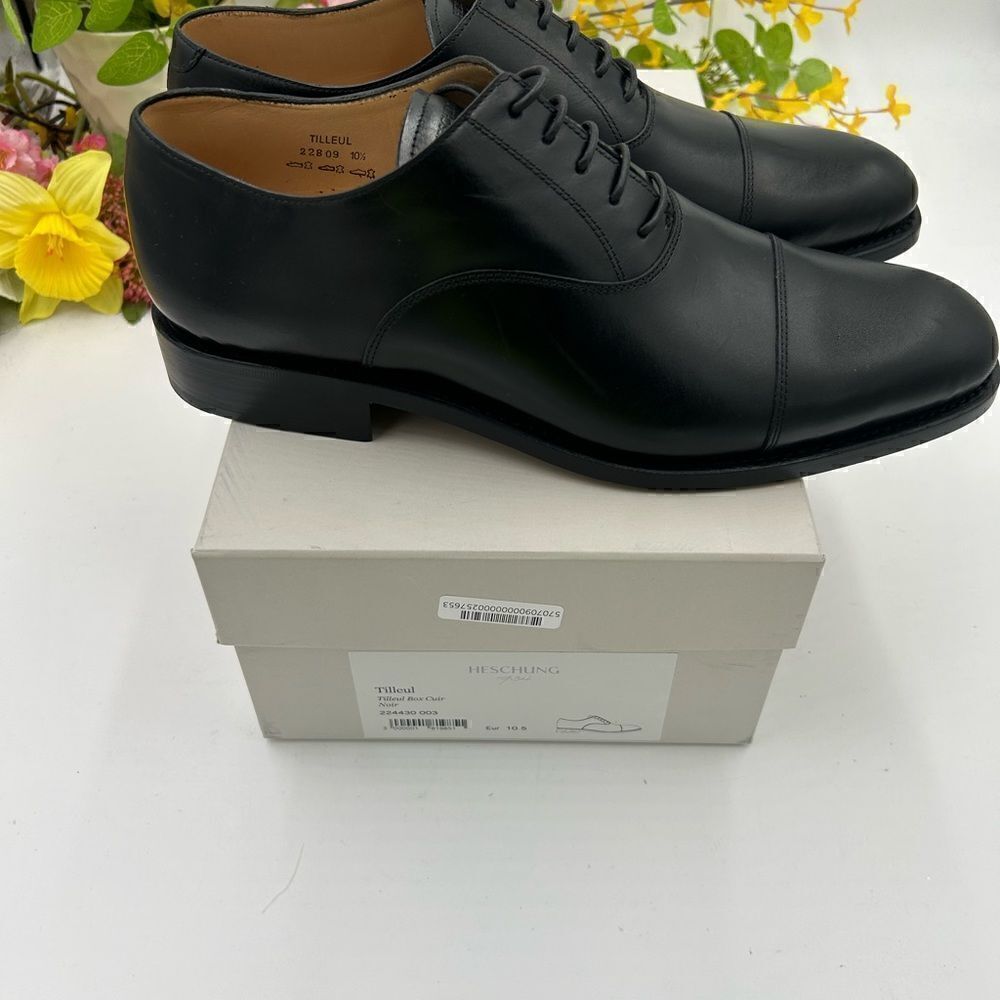 Men’s Heschung 1934 Tilleul leather lace ups  size 10.5 Goodyear sole - Picture 6 of 9